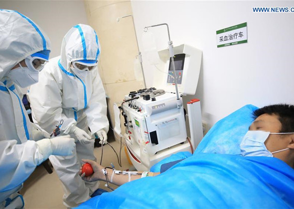 Cured Coronavirus Patients Donate Plasma in Hunan